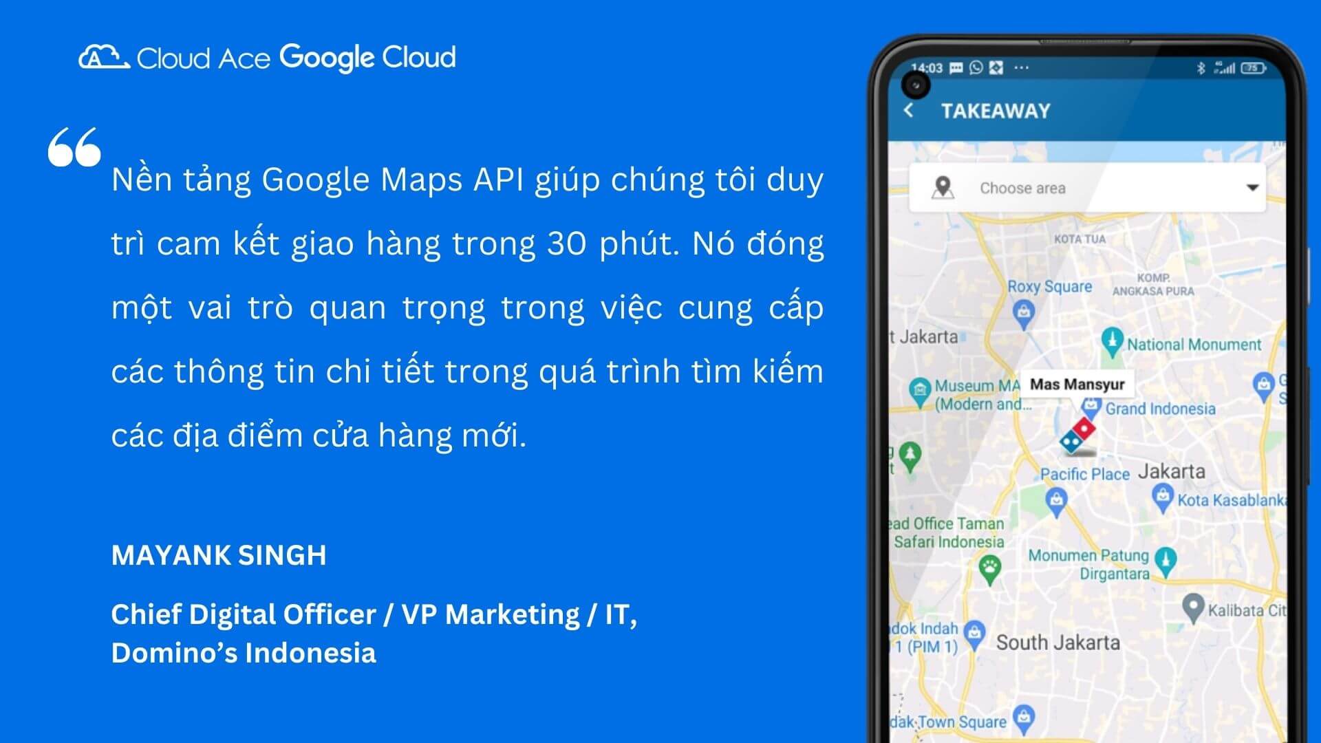 Google Maps - Domino